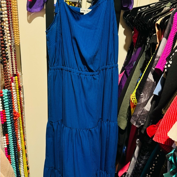 Lightweight Blue Summer Women's Dress - Picture 1 of 2
